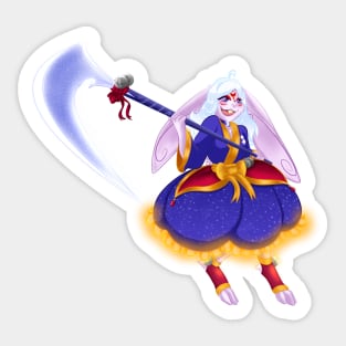 Threatening Moonlit Aura Sticker